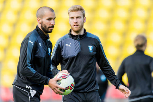 Malmö FFs Guillermo Molins och Rasmus Bengtsson