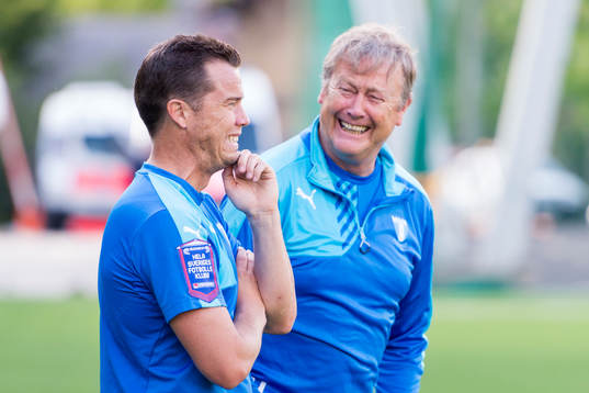 Malmö FFs sportchef Daniel Andersson och tränare Åge