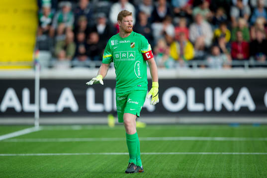 Häckens målvakt Christoffer Källqvist