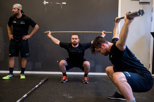 Rögles nordamerikaner Taylor Matson, Jack Connolly och