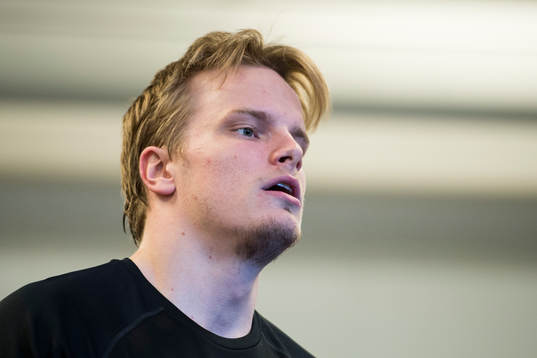 Nya målvakten Oscar Dansk