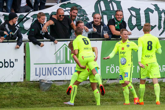 Jönköpings spelare firar