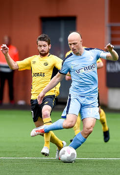 Elfsborgs Marcus Rohdén och Randers Christian T Keller