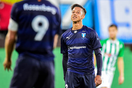 Malmö FFs Tobias Sana deppar