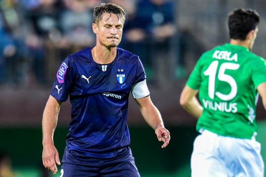 Malmö FFs Markus Rosenberg deppar