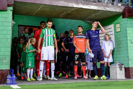 Zalgiris Deividas Semberas och Malmö FFs Markus Rosenberg