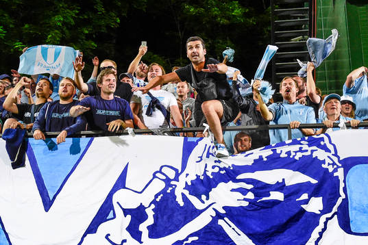 Malmö FFs supportrar firar