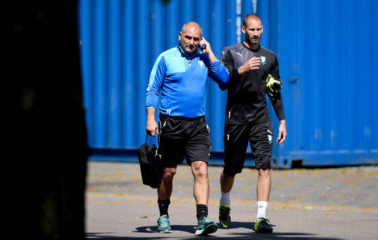 Malmö FFs nyförvärv målvakt Johan Wiland och