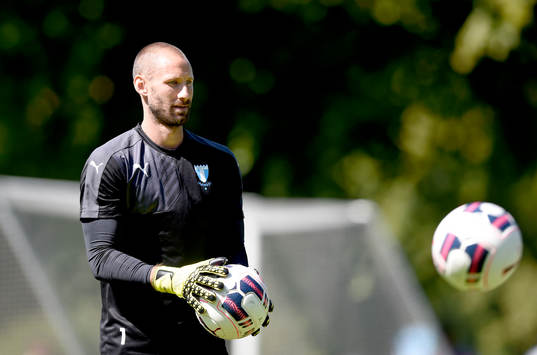 Malmö FFs nyförvärv målvakt Johan Wiland