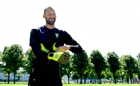 Malmö FFs nyförvärv målvakt Johan Wiland