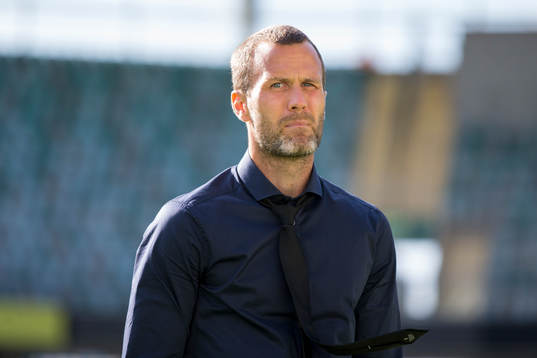 IFK Göteborgs Hjalmar Jonsson innan fotbollsmatchen i