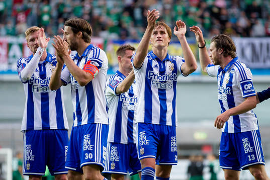IFK Göteborgs Sebastian Eriksson, Mattias Bjärsmyr, Jakob