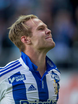 IFK Göteborgs Gustav Engvall jublar