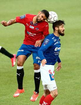 Victor Pálsson och Åtvidabergs Ajsel Kujovic