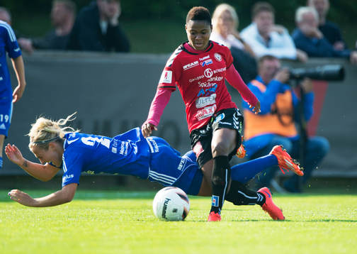 Kristianstads Ida Rebecca Guehai trycker ner Vittsjös
