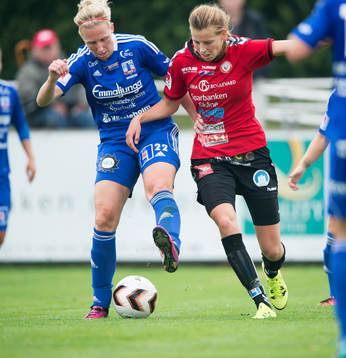 Vittsjös Sandra Adolfsson och Kristianstads Amanda Edgren