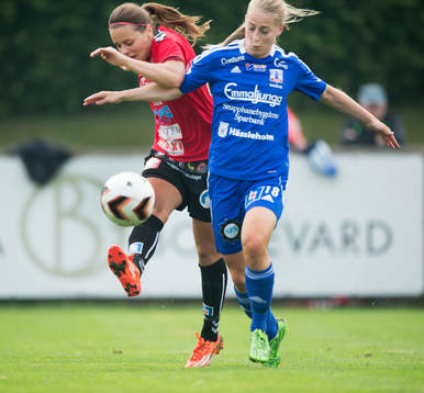 Kristianstads Alice Nilsson och Vittsjös Linda Sällström