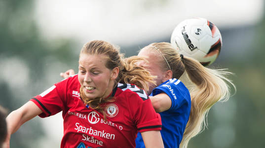 Kristianstads Amanda Edgren i matchen i damallsvenskan