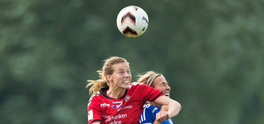 Kristianstads Amanda Edgren och Vittsjös Sandra Adolfsson