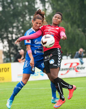 Kristianstads Ida Rebecca Guehai och Vittsjös Lisa Klinga
