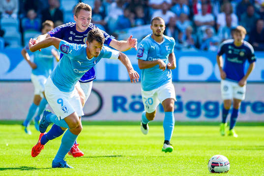 Malmö Markus Rosenberg och Sundsvalls Jon Gudni Fjoluson