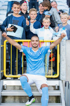 Malmö FFs Vladimir Rodic firar segern