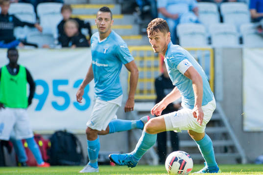 Malmö FFs Nikola Djurjic och Markus Rosenberg