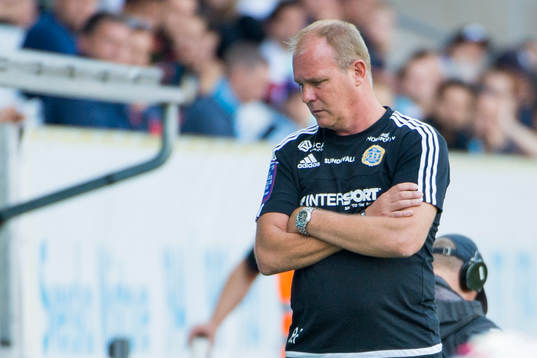 Sundsvalls tränare Joel Cedergren deppar