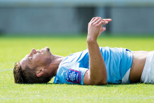 Malmö FFs Markus Rosenberg deppar