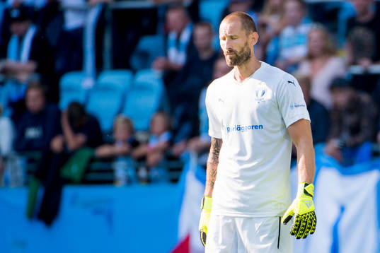 Malmö FFs målvakt Johan Wiland