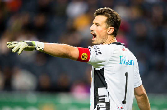 Elfsborgs målvakt Kevin Stuhr Ellegaard