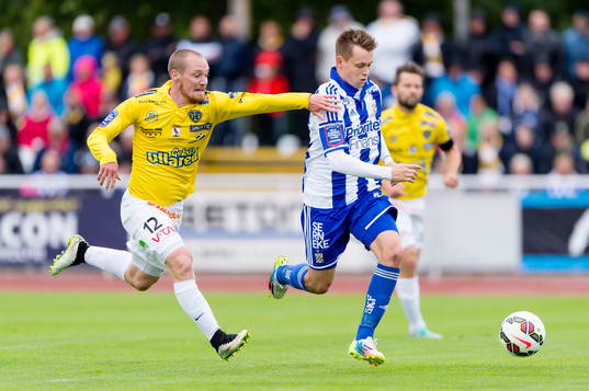 Falkenbergs Christoffer Carlsson och IFK Göteborgs Sören