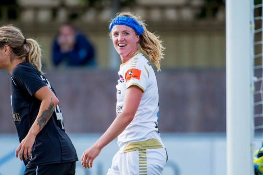 FC Rosengårds Kirsten van de Ven ler