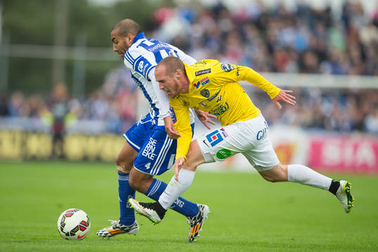 Göteborgs Haitam Aleesami och Falkenbergs Christoffer