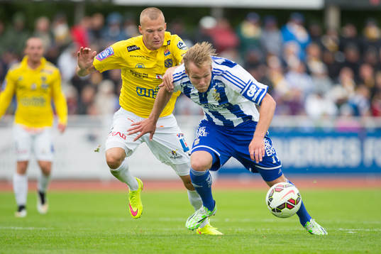Falkenbergs Rasmus Sjöstedt och Göteborgs Gustav Engvall