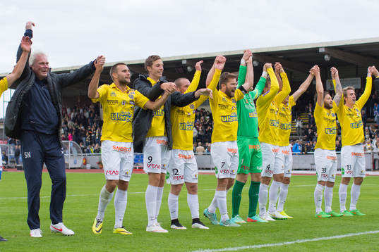 Falkenberg jublar och tackar publiken
