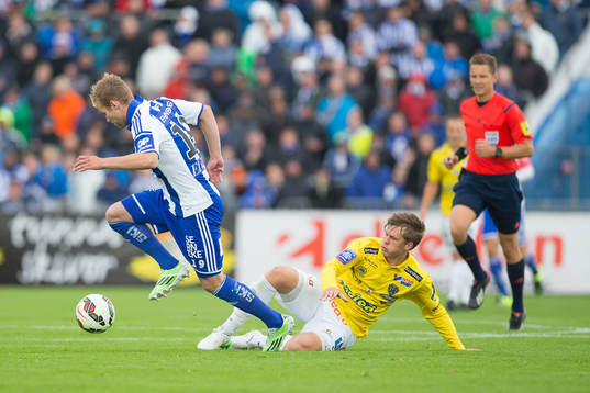 Göteborgs Gustav Engvall och Falkenbergs Daniel Johansson
