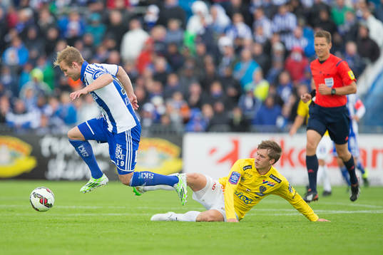 Göteborgs Gustav Engvall och Falkenbergs Daniel Johansson