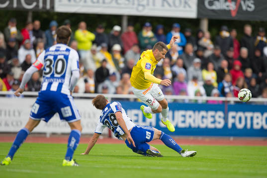Göteborgs Thomas Rogne och Falkenbergs Stefan Rodevåg