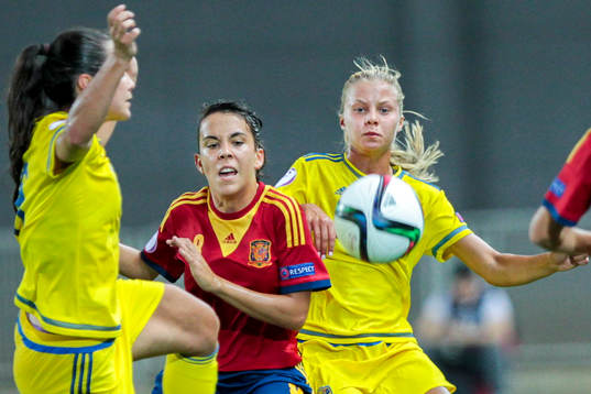 Spaniens Laura Ortega och Sveriges Tove Almqvist