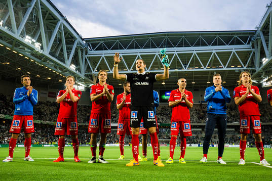 Norrköpings målvakt David Mitov Nilsson och hans