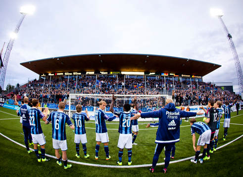 Djurgårdens Jesper Karlström, Daniel Berntsen, Sebastian