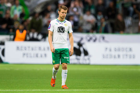 Hammarbys Måns Söderqvist ser deppig ut