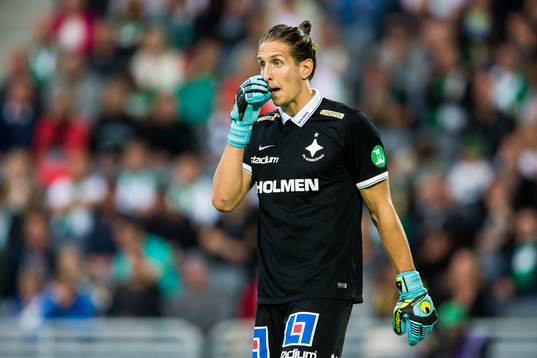 Norrköpings målvakt David Mitov Nilsson