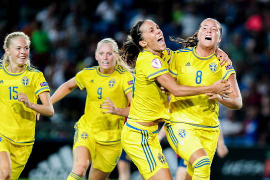 Sverige Maja Göthberg, Stina Blackstenius, Anna Oskarsson