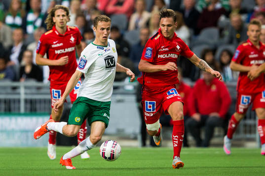 Hammarbys Fredrik Torsteinbö och Norrköpings Linus