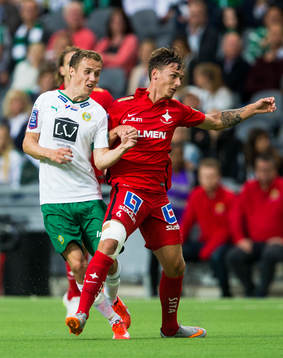 Hammarbys Fredrik Torsteinbö och Norrköpings Linus