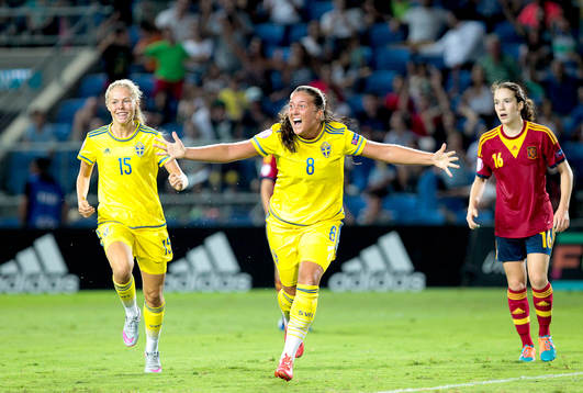 Sveriges Maja Göthberg och Filippa Angeldal firar