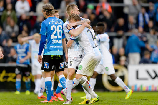 Gefles David Fällman jublar