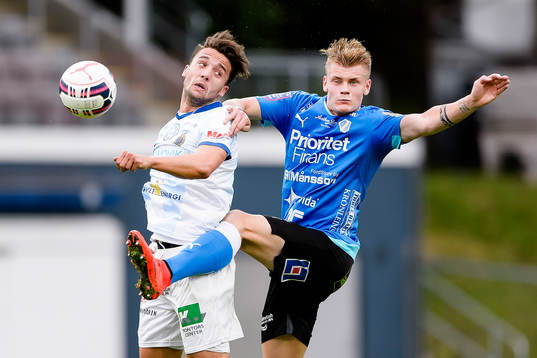 Gefles Dardan Mustafa och Halmstads Eric Smith